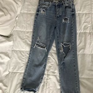 Pac Sun ripped Mom jeans